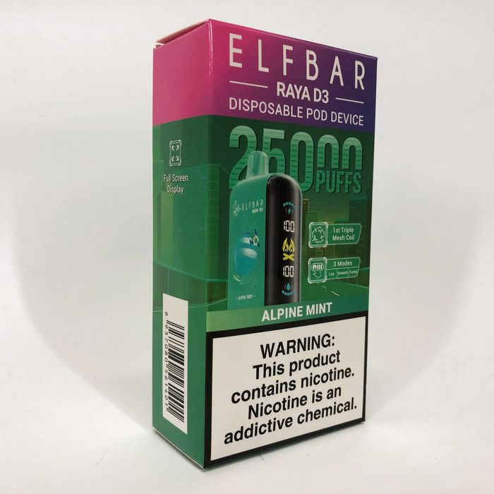 ElfBar Raya D3 25000 Мята (Alpine Mint)