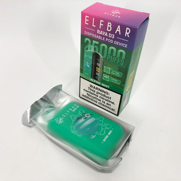 ElfBar Raya D3 25000 М'ята (Alpine Mint)