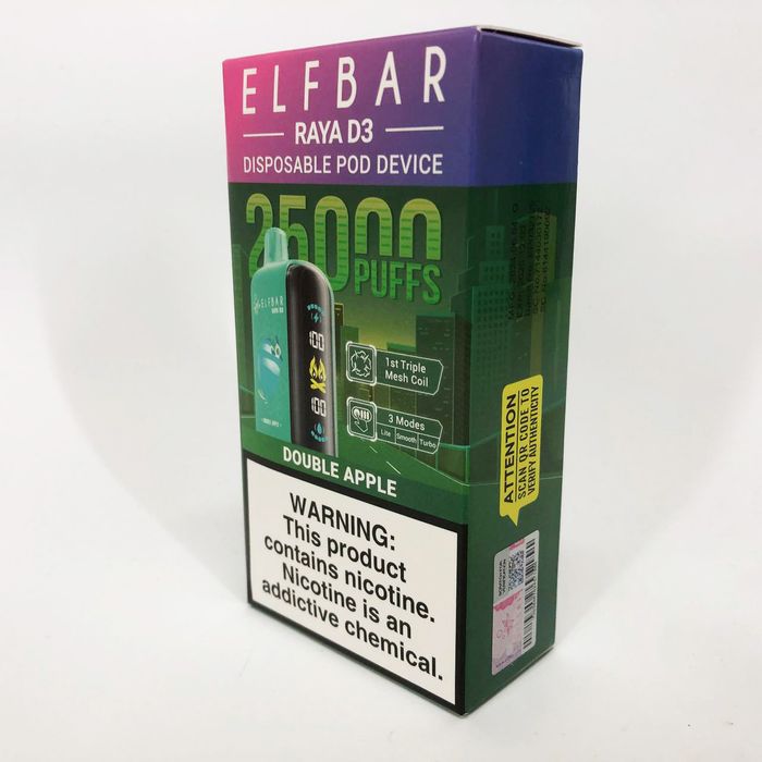 ElfBar Raya D3 25000 Яблуко (Double Apple)