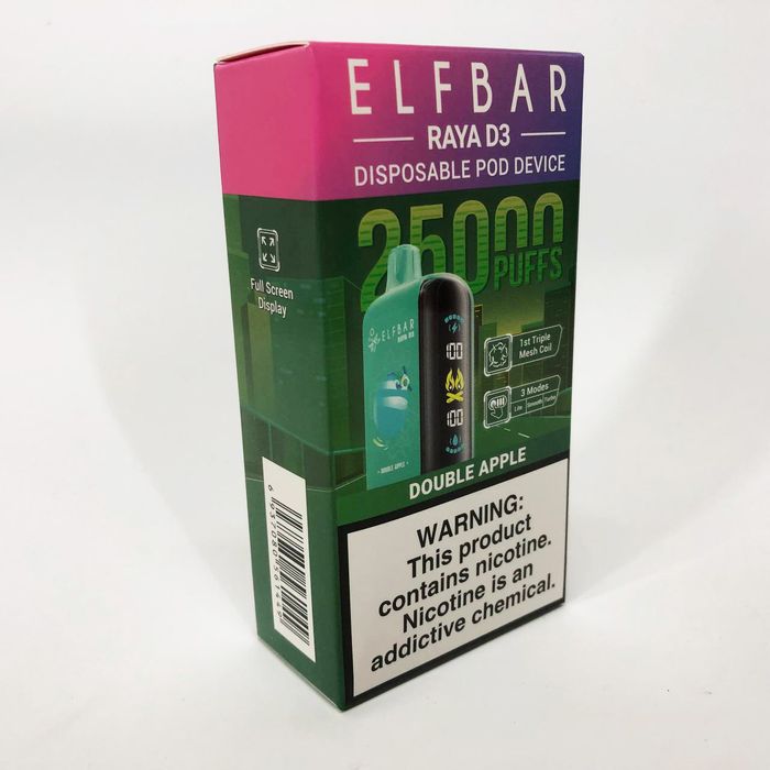 ElfBar Raya D3 25000 Яблуко (Double Apple)