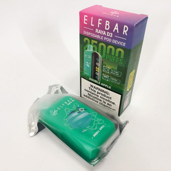 ElfBar Raya D3 25000 Яблоко (Double Apple)