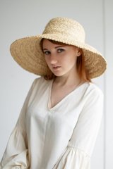 Соломенная шляпа Клош с широкими полями фото 1 - Palmy