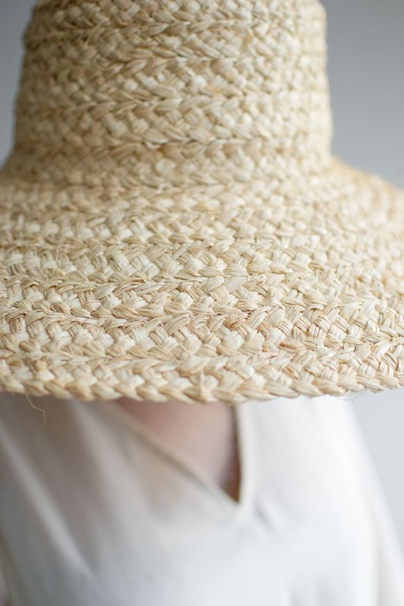 Соломенная шляпа Клош с широкими полями фото 4 - Palmy