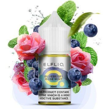 ELFLIQ 30мл | 50мг | Blueberry Rose Mint (Черника Роза Мята)