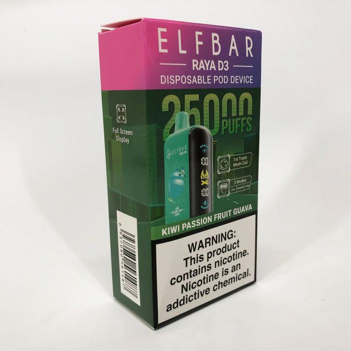 ElfBar Raya D3 25000 Ківі Маракуйя Гуава (Kiwi Passion Fruit Guava)