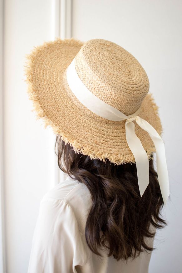 Соломенная шляпа с бахромой Provence фото 1 - Palmy