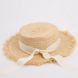 Солом'яний капелюх Provence з пухнастими полями