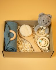 Подарочный набор для ребенка "Медведь" цвет Серый