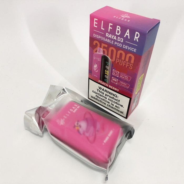 ElfBar Raya D3 25000 Персик Ягоди (Peach Berry)