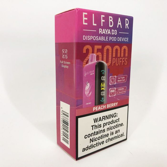 ElfBar Raya D3 25000 Персик Ягоды (Peach Berry)