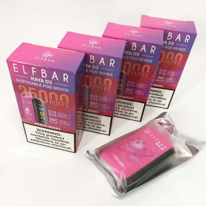 ElfBar Raya D3 25000 Персик Ягоды (Peach Berry)