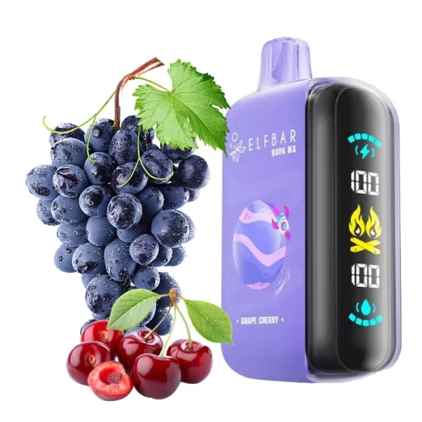 ElfBar Raya D3 25000 Виноград Вишня (Grape Cherry)