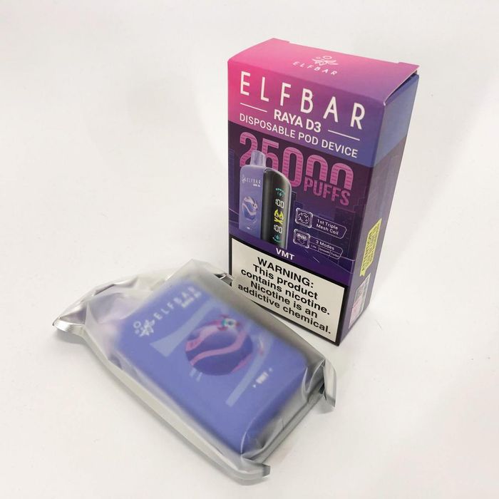 ElfBar Raya D3 25000 Виноград Вишня (Grape Cherry)