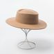 Шляпа канотье из 100% шерсти с круглой тульей цвет Светло бежевый