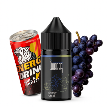 Chaser Black 30мл | 50мг | Energy Grape (Енергетик Виноград)