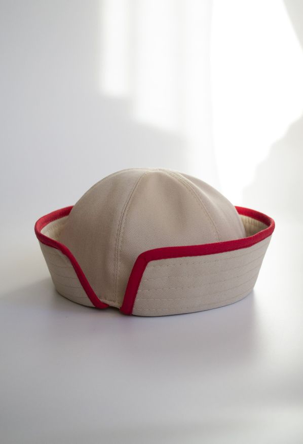 Sailor hat color Beige - $41. Brend Palmy