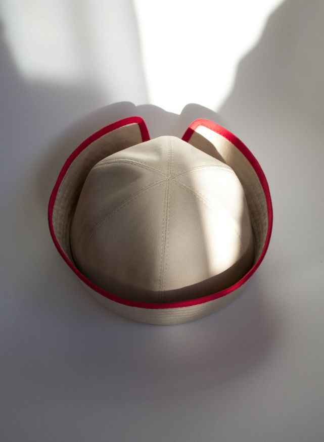 Sailor hat color Beige - $41. Brend Palmy