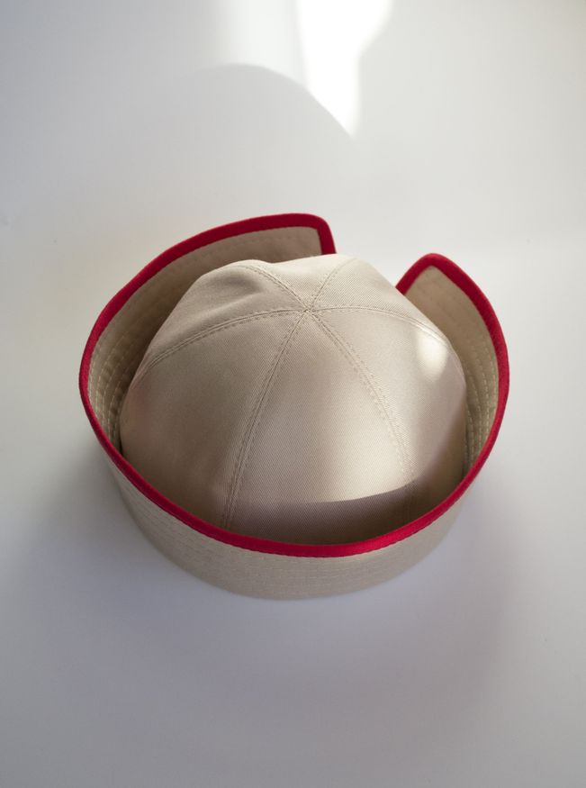 Sailor hat color Beige - $41. Brend Palmy