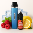 Стартовий набір Geek Sonder Q 1000 Red Blue (Червоно-Синій) та Рідина 420 10мл смак Блакитна Малина Лід