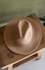 Шляпа федора Lana из 100% шерсти цвет Бежевый