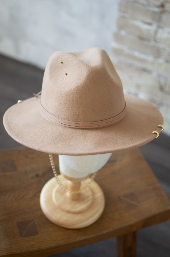 Фото 7 фетровая Шляпа федора Lana из 100% шерсти с декором  - Palmy