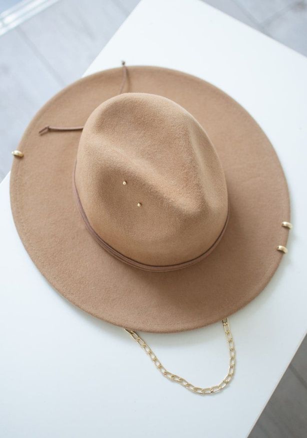 Фото 3 фетровая Шляпа федора Lana из 100% шерсти с декором  - Palmy