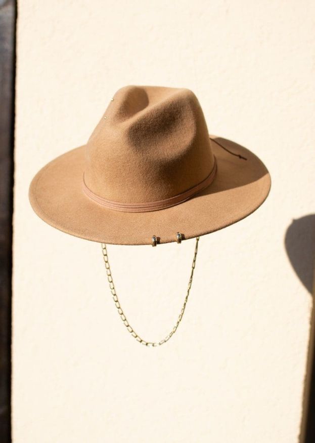 Фото 5 фетровая Шляпа федора Lana из 100% шерсти с декором  - Palmy