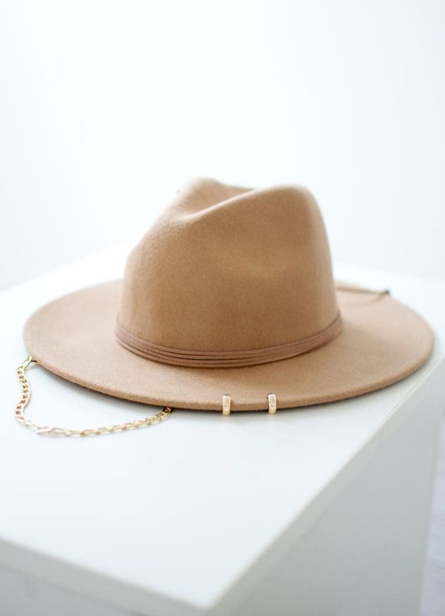 Фото 2 фетровая Шляпа федора Lana из 100% шерсти с декором  - Palmy