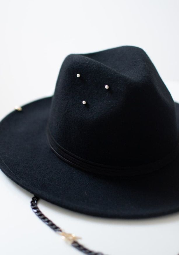 Фото 3 фетровая Шляпа федора Lana из 100% шерсти с декором  - Palmy
