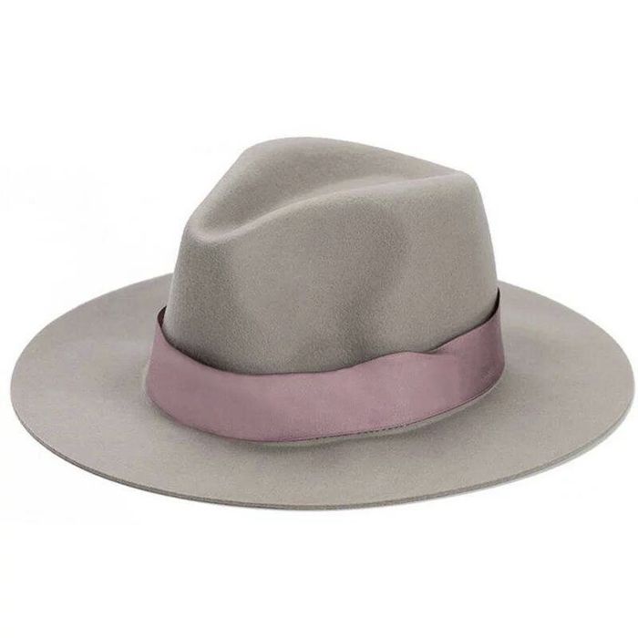Фото 4 фетровая Шляпа федора цвет Серый  - Palmy