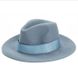 Шляпа федора цвет Голубой
