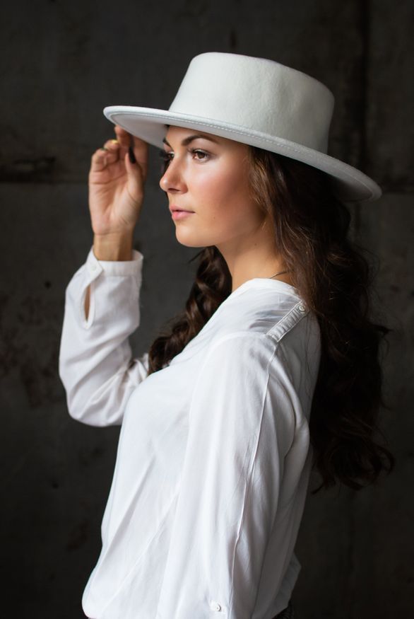 Шляпа Канотье женская фото 1 - Palmy