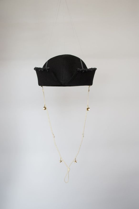 Sailor hat color Black - $61. Brend Palmy