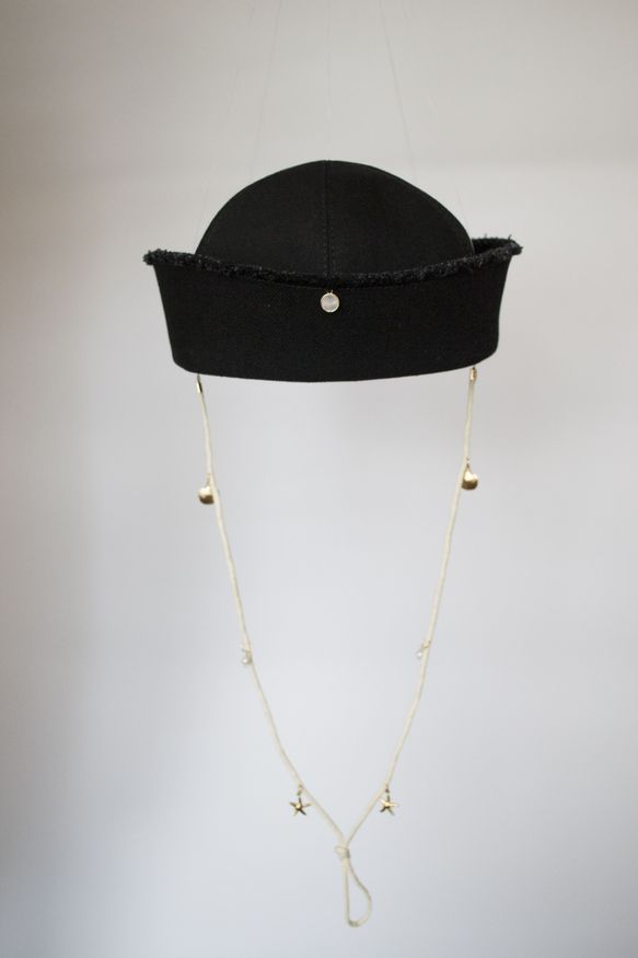 Sailor hat color Black - $61. Brend Palmy